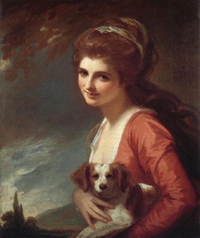 George Romney Lady hamilton as nature Norge oil painting art